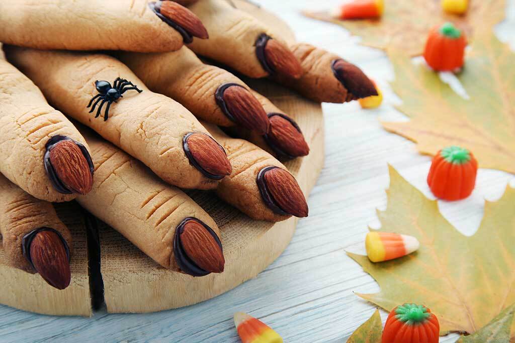 Halloween infused Finger Cookies Candies