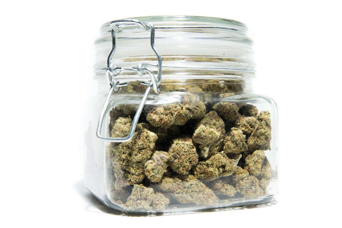 Cannabis in Jar