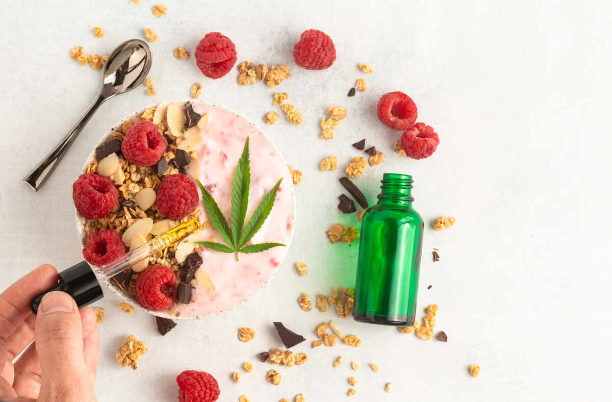 Healthy cannabis edibles.