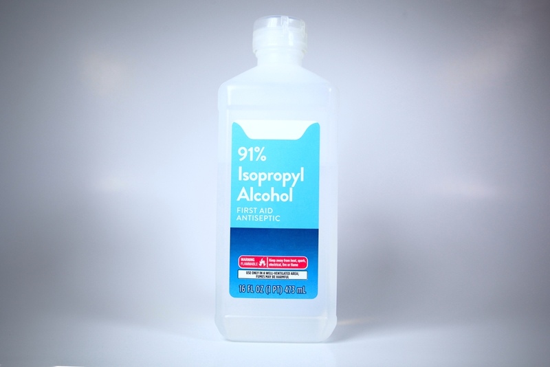 91% Isopropyl Alcohol bottle