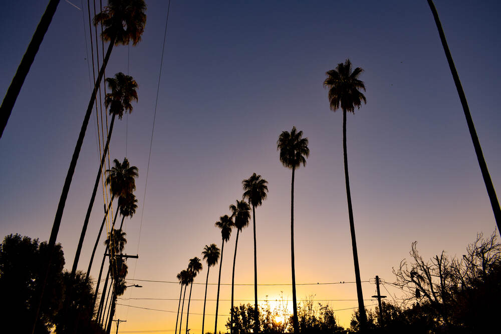 San Fernando valley in California